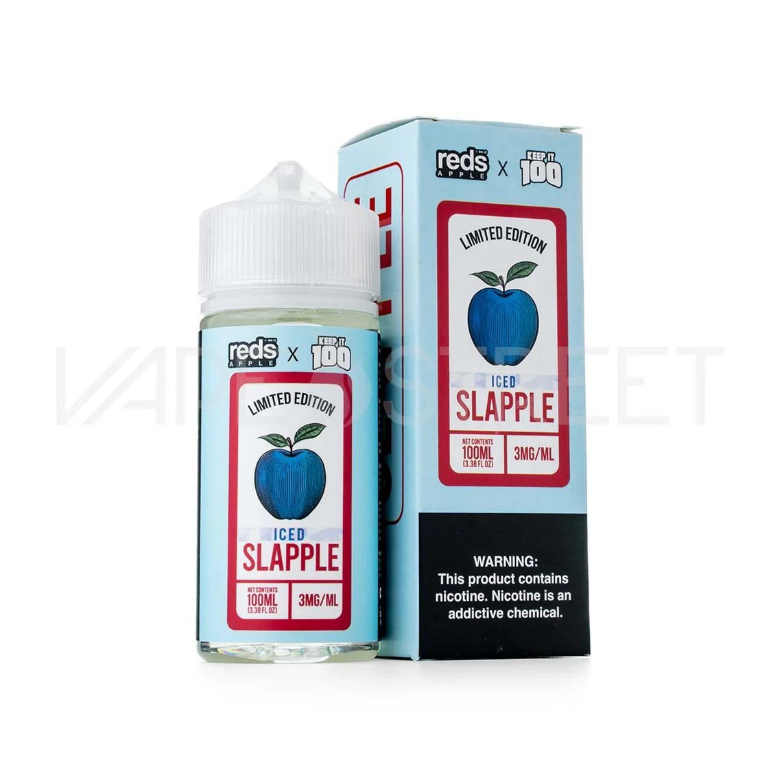 7 Daze Reds Apple x Keep it 100 Slapple Iced (100ml)