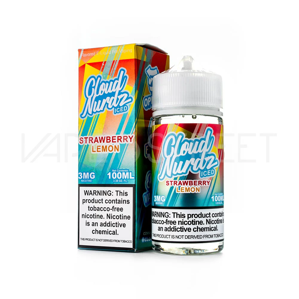 Cloud Nurdz TFN Iced Strawberry Lemon (100ml)