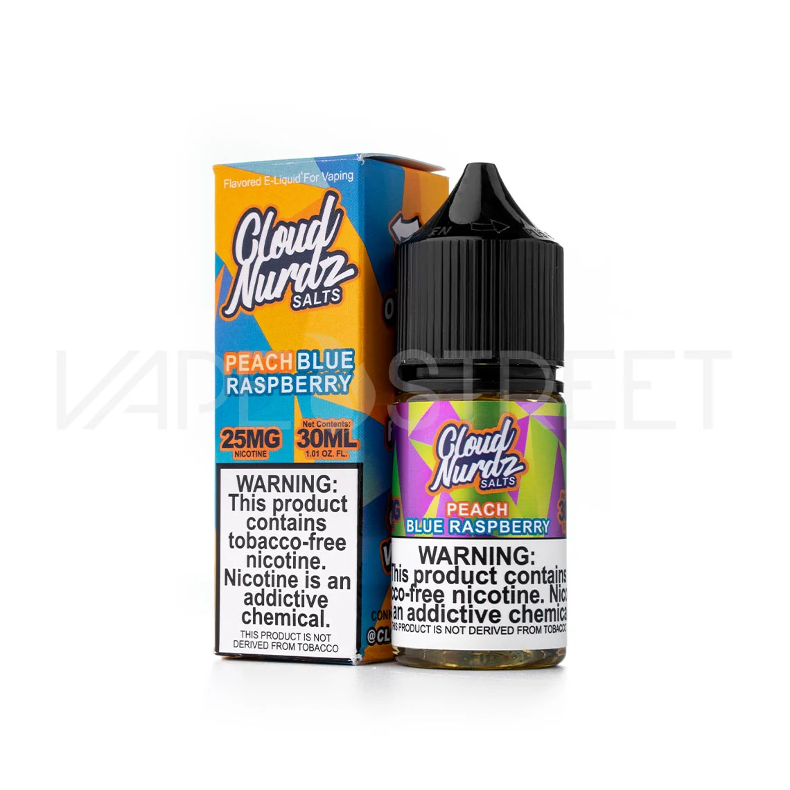 Cloud Nurdz TFN Salts Peach Blue Raspberry (30ml)