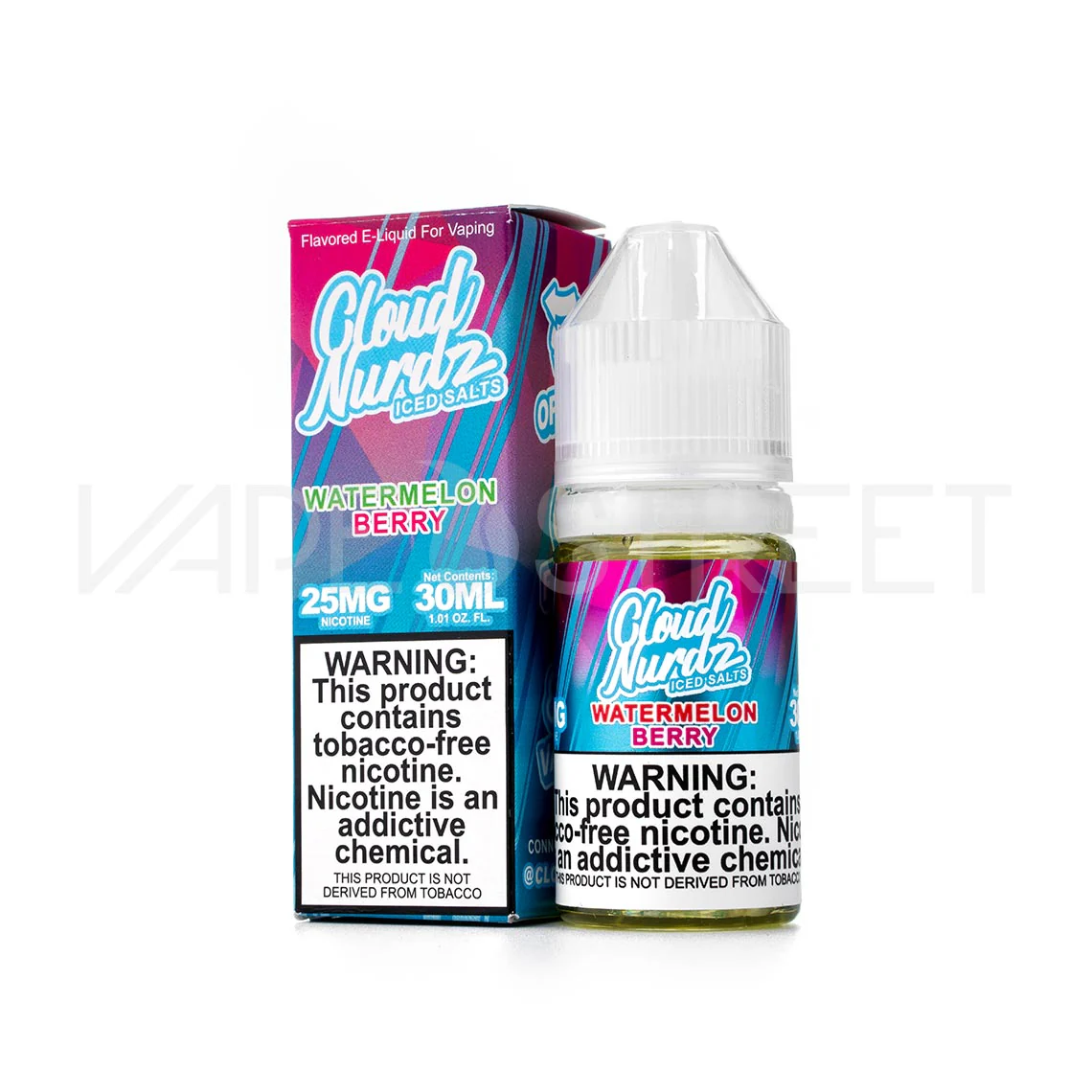 Cloud Nurdz TFN Salts Watermelon Berry Iced (30ml)