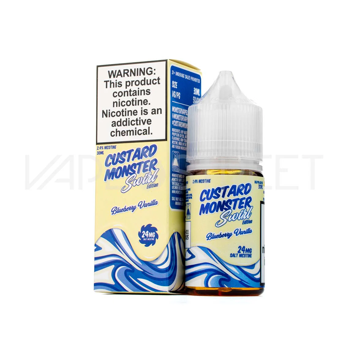 Custard Monster Salt Swirl Edition Blueberry Vanilla (30ml)