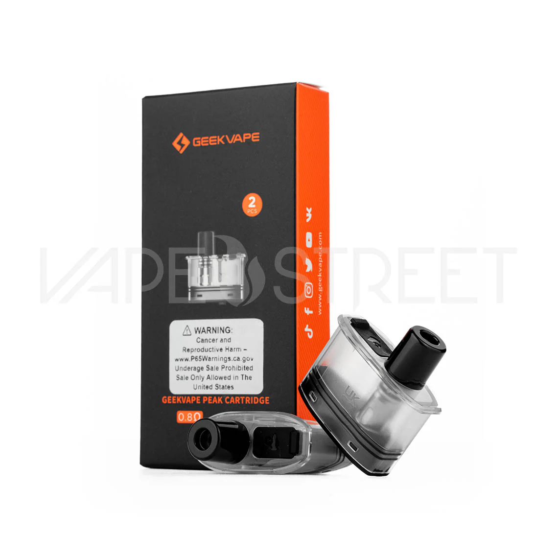 Geekvape Peak Replacement Pods (2 Pack)