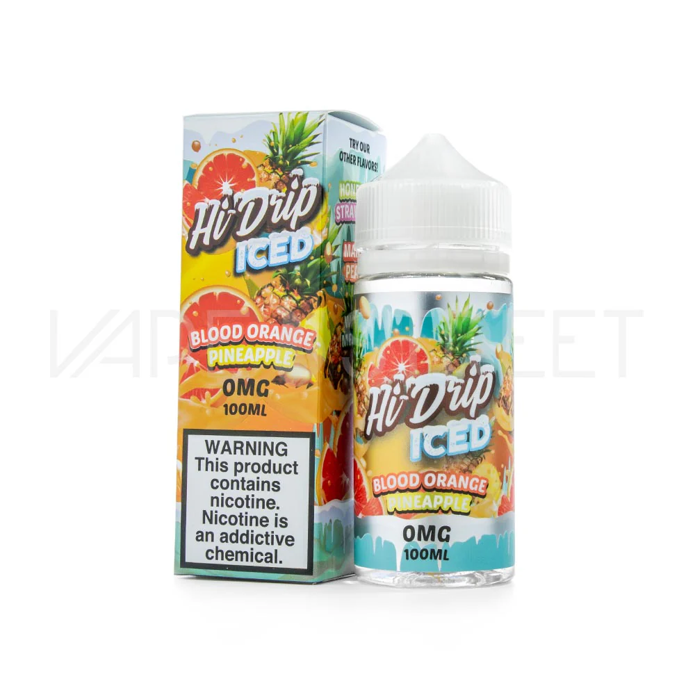 Hi-Drip Iced Island Orange (Iced Blood Orange Pineapple) (100ml) - Image 2