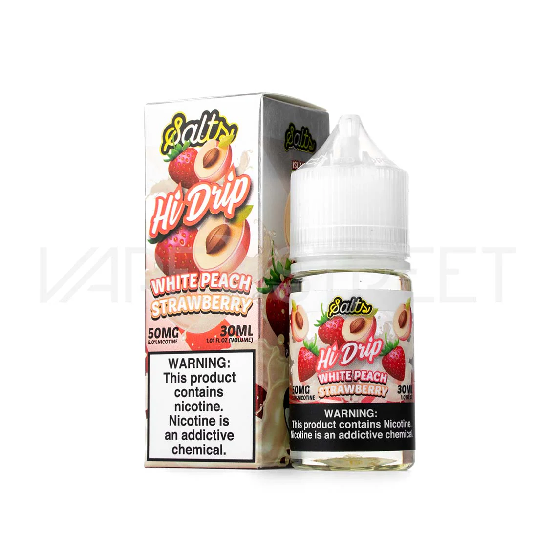 Hi-Drip Salts White Peach Strawberry (30ml)