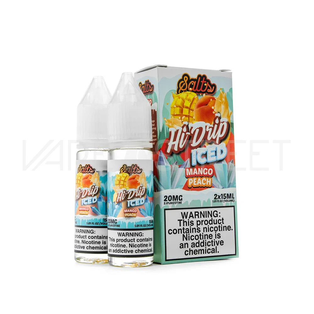 Hi-Drip Salts Peachy Mango Iced (30ml) - Image 3