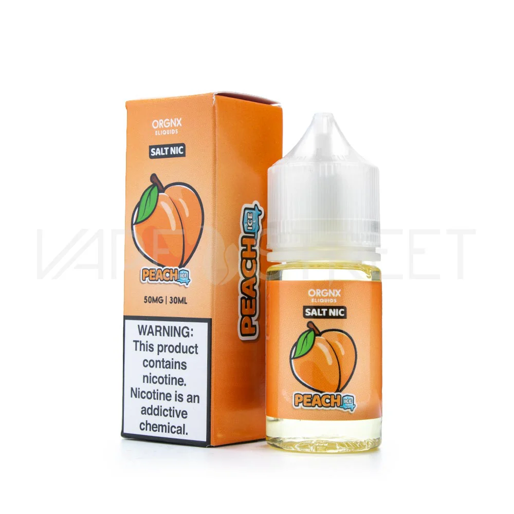 ORGNX Salt Nic Peach Ice (30ml) - Image 2