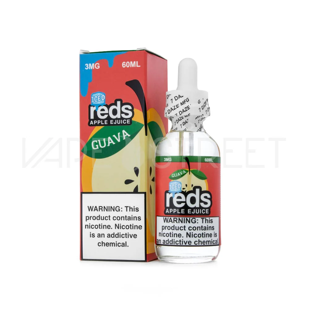 7 Daze Reds Apple Ejuice Guava Iced (60ml) - Image 2