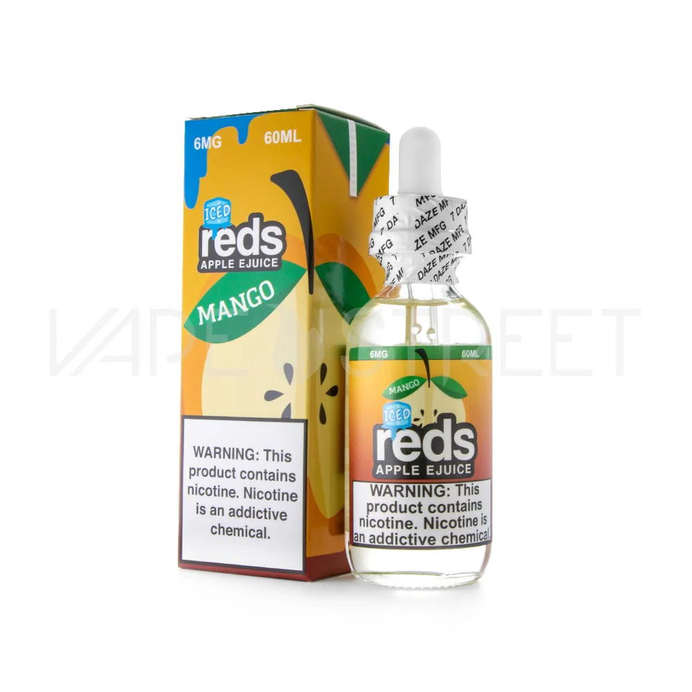 7 Daze Reds Apple EJuice Mango Iced (60ml) - Image 2