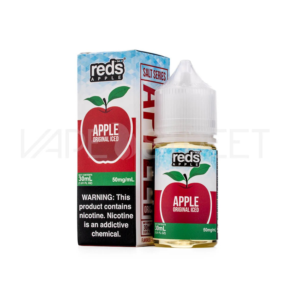 7 Daze Reds Salt Series Original Apple Iced (30ml) - Image 2
