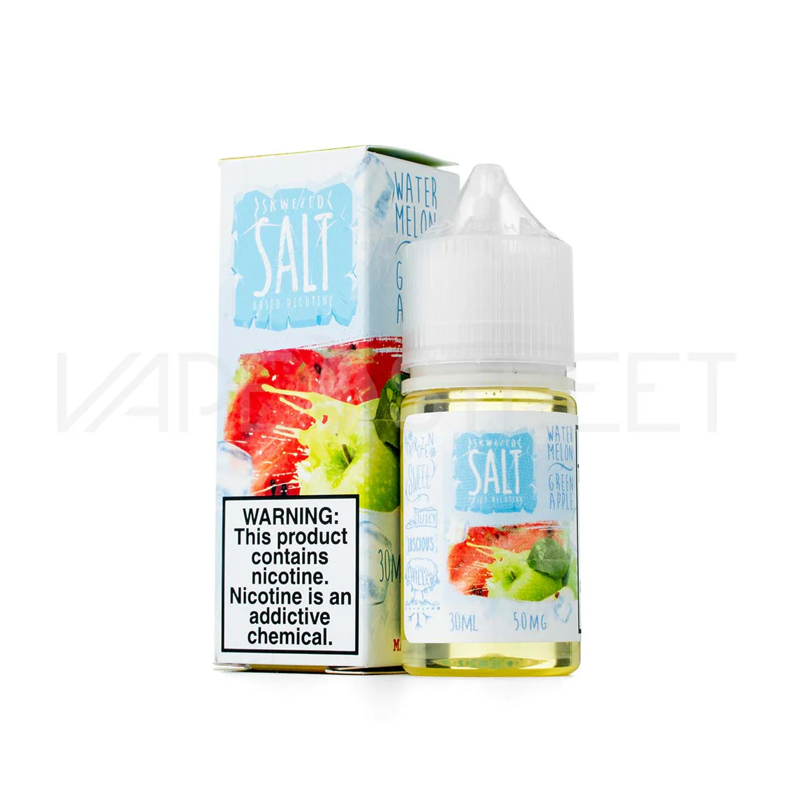 Skwezed Frozen Salt Sour Summer Splash Watermelon Green Apple (30ml) - Image 2
