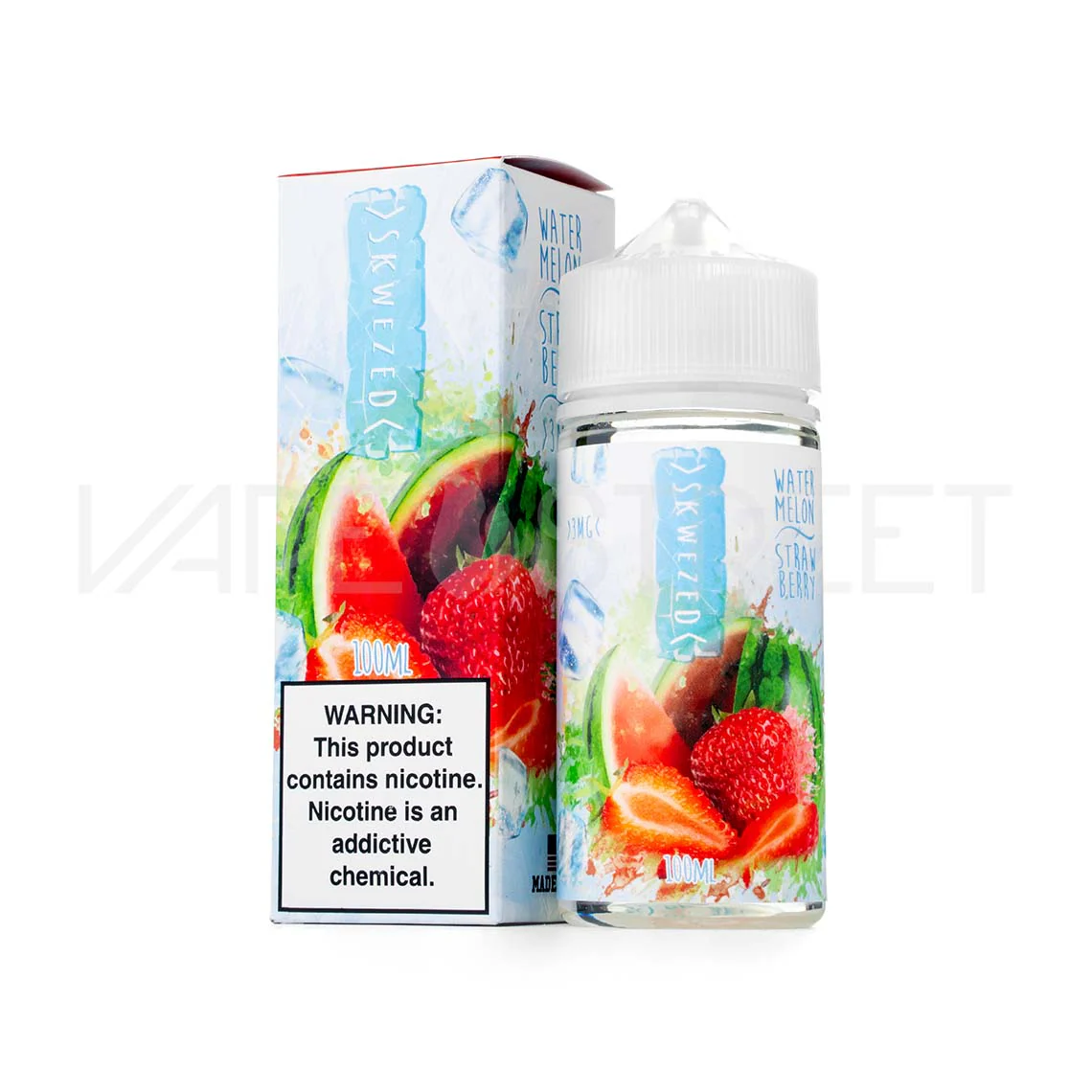 Skwezed Frozen Sweet Summer Watermelon Strawberry Ice (100ml) - Image 2