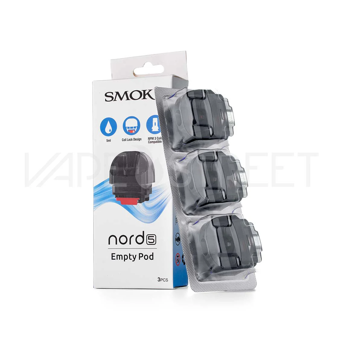Smok Nord 5 Empty Pod Cartridge (3 Pack) - Image 2