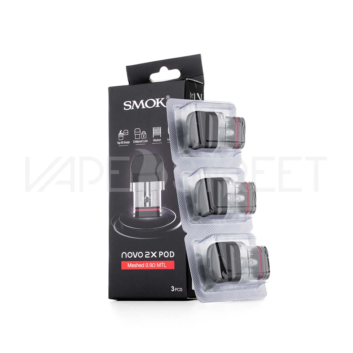 SMOK Novo 2X Replacement Pods (3 Pack) - Image 3