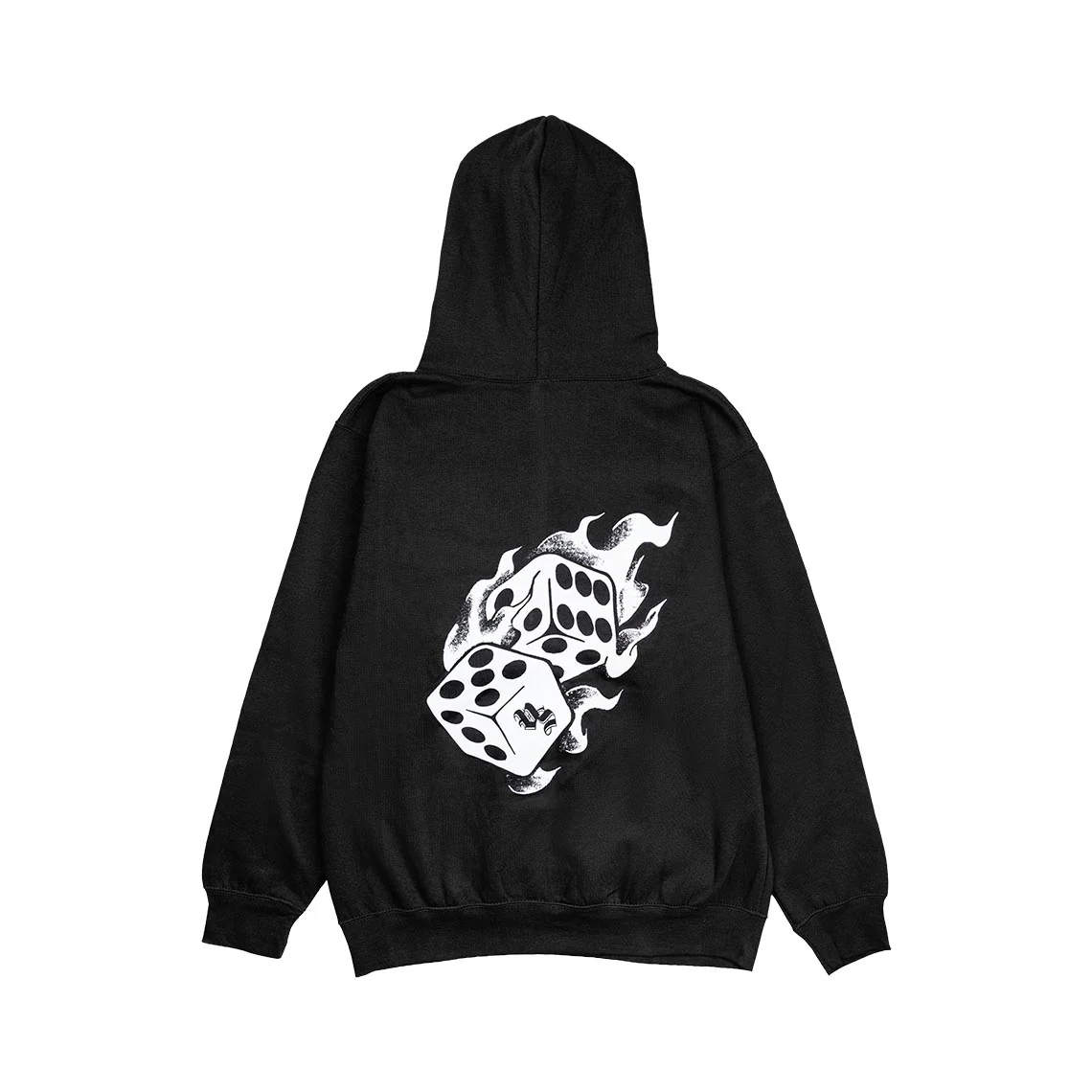 Vape Street Black Fire Dice Hoodie - Image 3