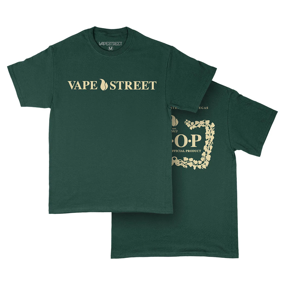 Vape Street Green Gold VSOP T-Shirt - Image 3