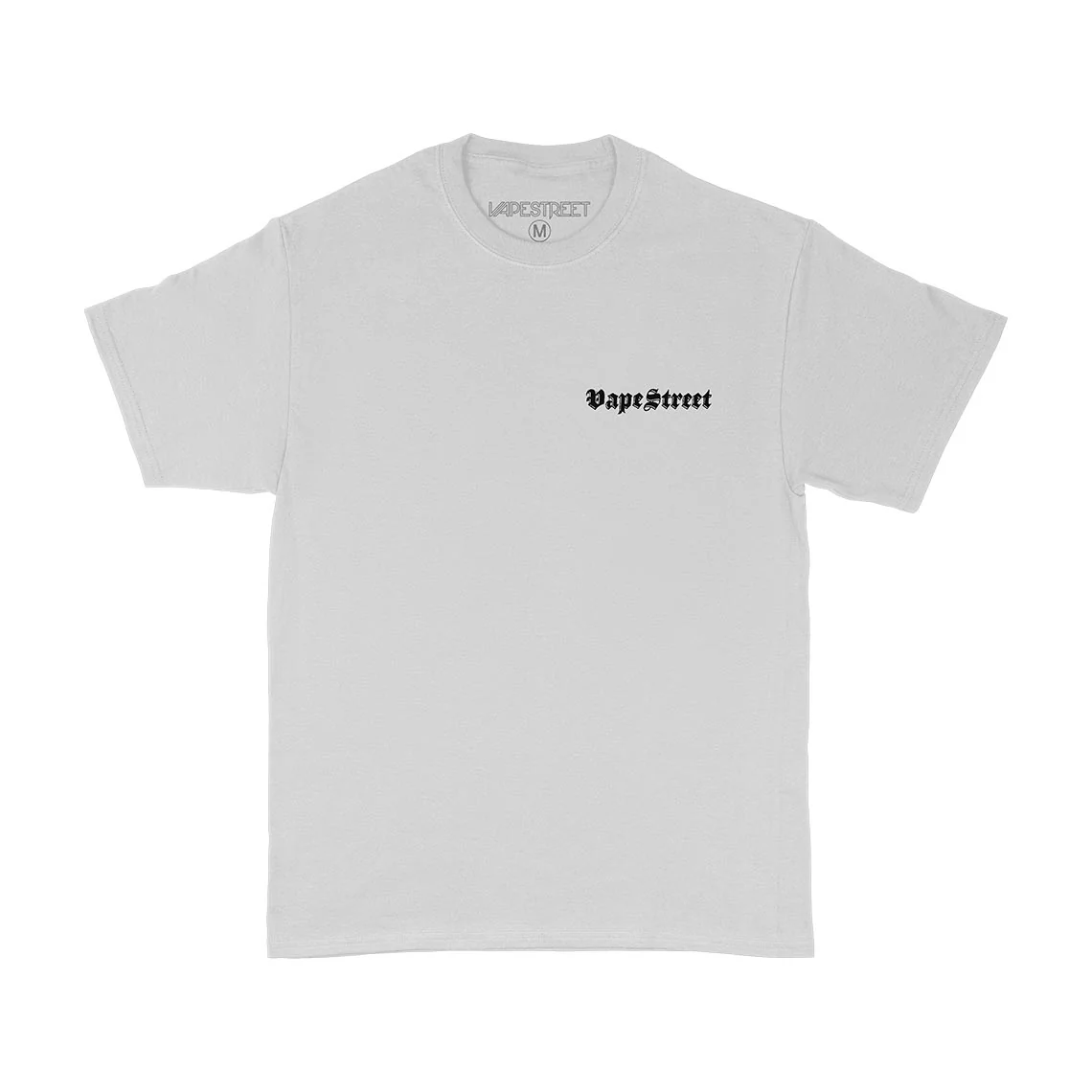 Vape Street White Fire Dice T-Shirt - Image 2